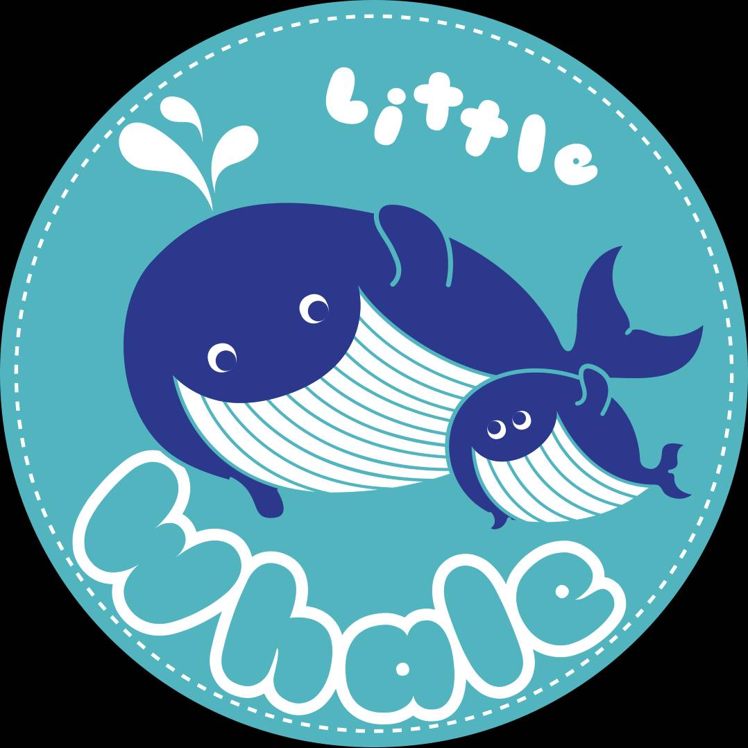 โลโก้ ศูนย์ว่ายน้ำเด็กเล็กลิตเติ้ลเวล (Little Whale)